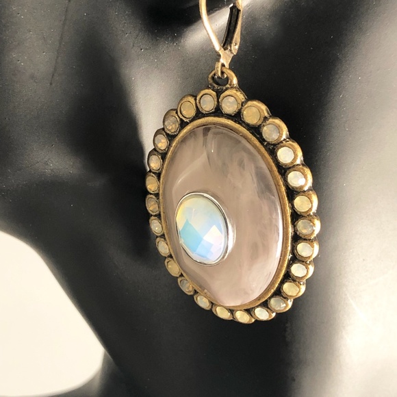 Heidi Klum Faceted Dangle Earrings - Picture 3 of 5